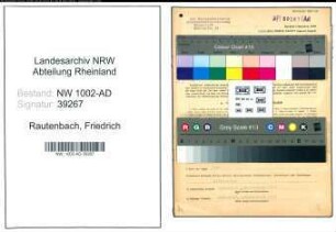 Entnazifizierung Friedrich Rautenbach, geb. 23.03.1898 (Angest.)