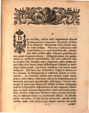 De Grata Negligentia Orationis : Prolvsio Scholastica Orativncvlis III In Schola Thomana A. D. III. Maii. A. C. MDCCXXXXIII Recitandis Praemissa A Io. Avg. Ernesti Rectore
