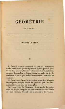 Traité de géométrie, II