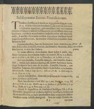 Subsequuntur Errores Pontificiorum.
