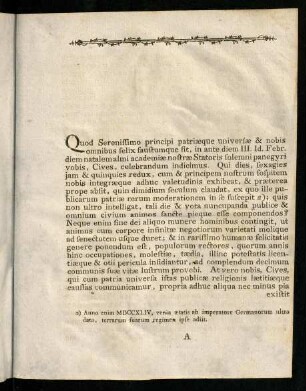 1-12, Quod Serenissimo principi patriaeque ...