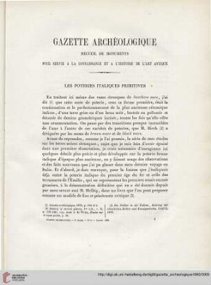 6: Les poteries italiques primitives