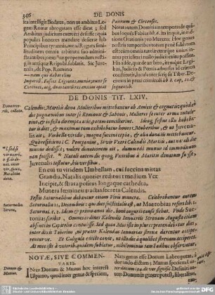 De Donis Tit. LXIV.