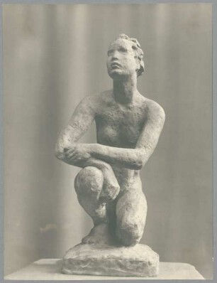 Entwurf Kauernde, 1925/27, Stucco