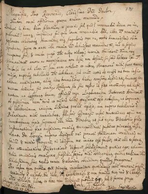 49 lat. Briefe, 1 dt. Brief, Siegen u. Bremen 1669–1698