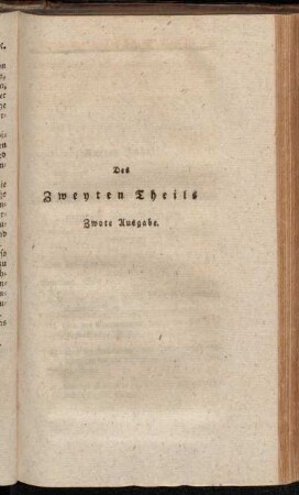 Des Zweyten Theils Zwote Ausgabe