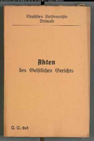 Anna Catharina Bicker, Tochter von Hans Bicker zu Ehrsen gegen Witwer Johann Peters in Ehrsen, wegen einer Eheklage