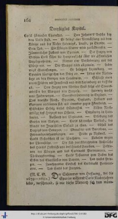Dreyßigstes Kapitel.