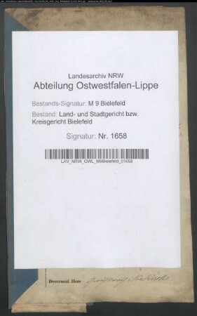 Sonstige: Hoffmeister, Friedrich Wilhelm; Sonstige: Hoffmeister, Marie Sofie, geb. Wissmann: