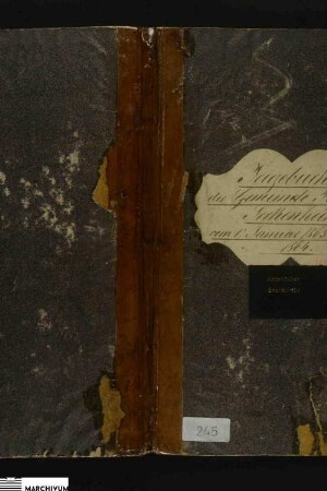 Kassenbuch der Rentei 1863