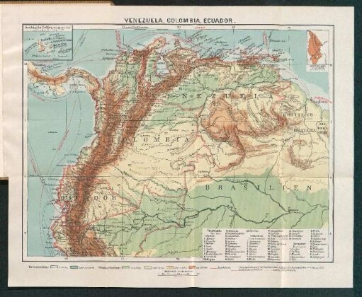 Venezuela, Colombia, Ecuador.