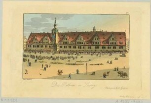 Das Alte Rathaus am Markt in Leipzig