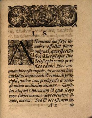 Exercitationem dioptrico-mathematicam de visione armata