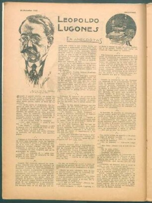 Leopoldo Lugones : En anécdotas