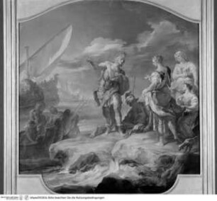 Bilderzyklus mit Szenen der Aeneis, Bilderzyklus mit Szenen der Aeneis: Ankunft des Aeneas in Carthago