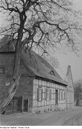Ansicht eines Gehöfts im Spreewald