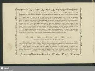 Goethe, seinem Schreiber diktierend. Ölbild von Joseph Schmeller. Großh. Bibliothek