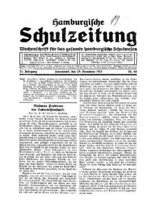 Moderne Probleme der Naturwissenschaft