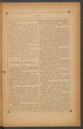 Cuentos de una reina - (Conclusión)