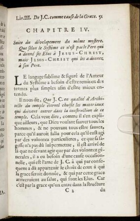 Chapitre IV. Suite du dévelopement du même mystere [...]