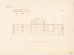 2. Physiologisches Institut der Universität Göttingen: Aufriss 1:100