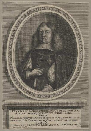 Bildnis des Georg Adam Strvve