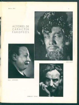 Actores de carácter europeos