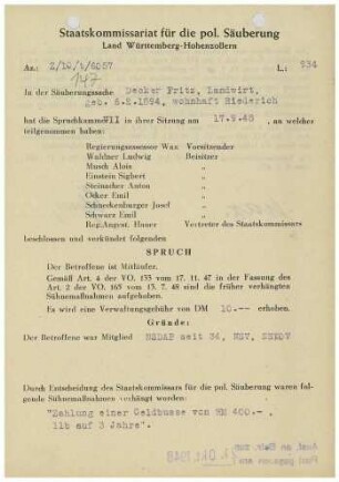 Decker, Fritz