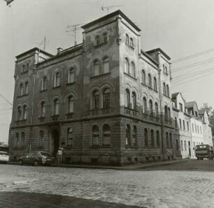 Glauchau, Karlstraße 14, Wohnhaus, Eckansicht
