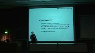 OpenPCF: An Open Provisioning and Control Framework