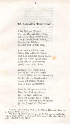 Die lutherische Pfarrkirche.