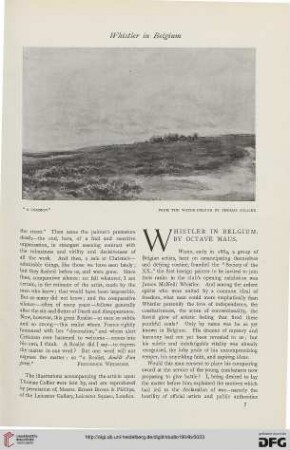 32: Whistler in Belgium