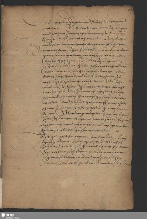 Brief Philipp Brades an Kurfürst August von Sachsen, dat. [Dresden, um 1575].