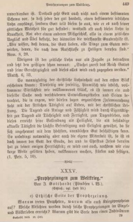 449-465 "Prophezeiungen zum Weltkrieg" : Schluß
