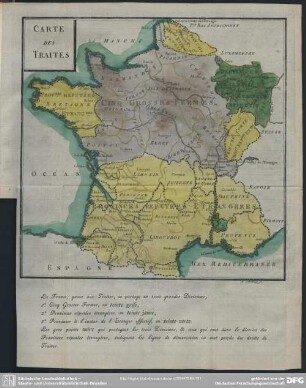 Carte Des Traites