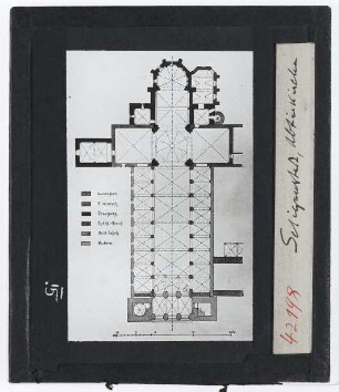 Seligenstadt, St. Marcellinus und Petrus (Einhardsbaslika) : Grundriss