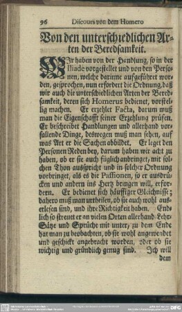 Von den unterschiedlichen Arten der Beredsamkeit