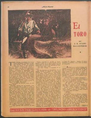 El toro : Los cuentos gauchos de "Mundo Argentino"