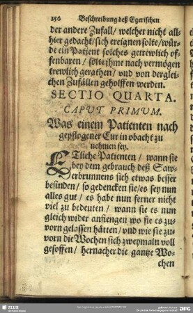 Sectio Quarta