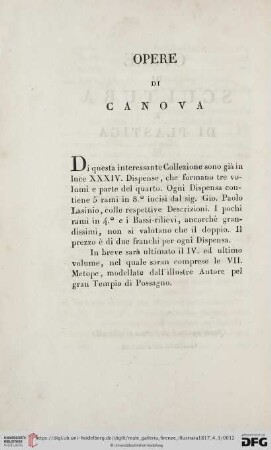 Opere di Canova