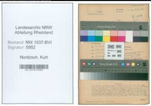 Entnazifizierung Kurt Noritzsch , geb. 30.10.1904 (Ingenieur)