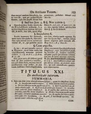 Titulus XXI. De authoritate tutorum