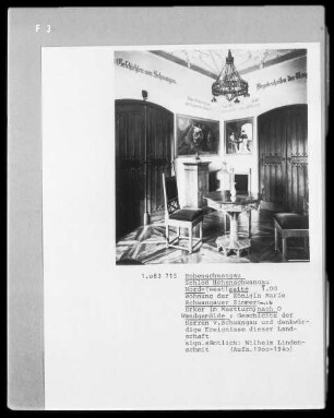 Schloss Hohenschwangau — Wohnung der Königin Marie — Schwangauer Zimmer