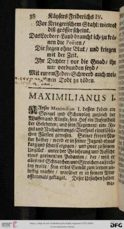 Maximilianus I.