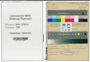 Entnazifizierung Heinrich Heescher , geb. 24.12.1900 (Beamter)