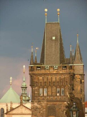 Prag - Altstädter Brückenturm : Der Altstädter Brückenturm. Aufgenommen am 27. Juli 2011 in Prag