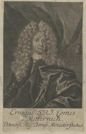Bildnis von Ernestus Comes a Metternich