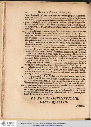 DE FEUDI DEFINITIONE. CAPUT QUARTUM.
