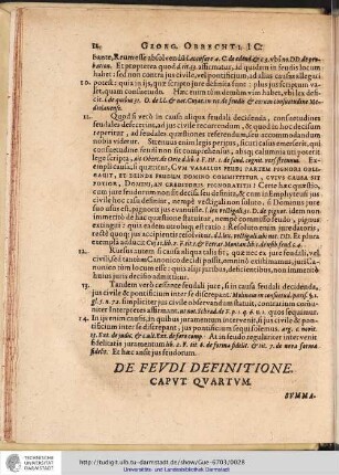 DE FEUDI DEFINITIONE. CAPUT QUARTUM.