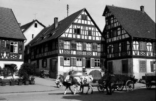 Gengenbach: Fachwerkhäuser in der Victor-Kretz-Straße